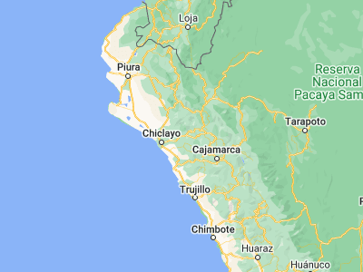Map showing location of Chongoyape (-6.64056, -79.38917)
