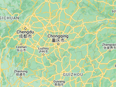 Map showing location of Chongqing (29.56278, 106.55278)