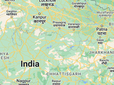 Map showing location of Chorhāt (24.42658, 81.66835)