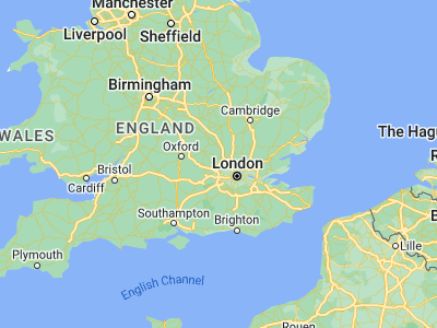 Map showing location of Chorleywood (51.65, -0.48333)