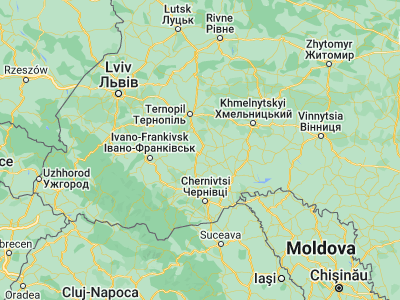 Map showing location of Chortkiv (49.01709, 25.79804)