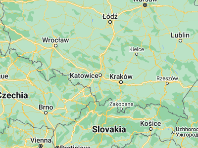 Map showing location of Chorzów (50.30582, 18.9742)
