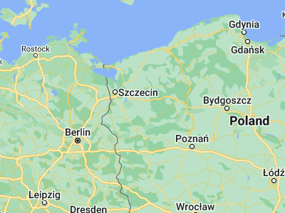 Map showing location of Choszczno (53.16905, 15.42054)