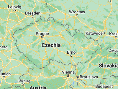 Map showing location of Chotěboř (49.72072, 15.67018)