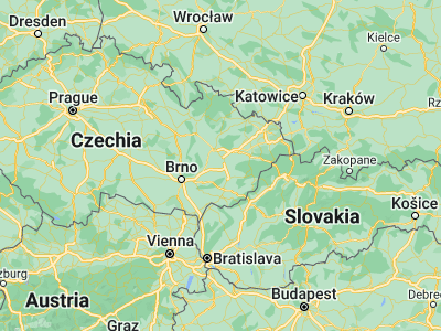 Map showing location of Chropyně (49.35644, 17.36451)