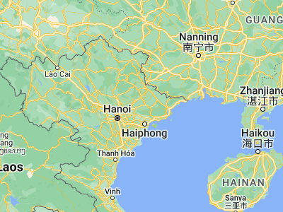 Map showing location of Chũ (21.37379, 106.56649)