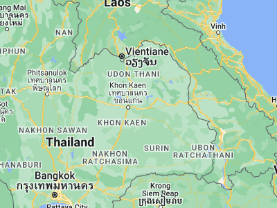Map showing location of Chuen Chom (16.55488, 103.17661)
