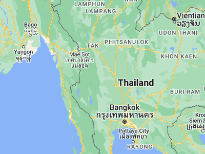 Map showing location of Chum Ta Bong (15.63194, 99.55231)