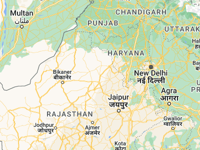 Map showing location of Chūru (28.30415, 74.96718)