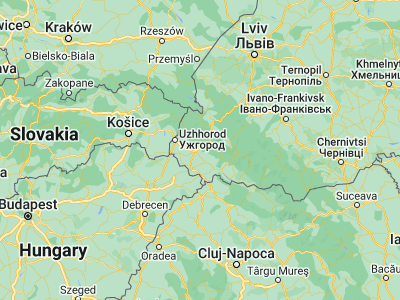 Map showing location of Chynadiyovo (48.48179, 22.8217)