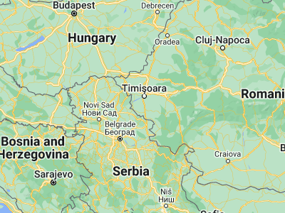 Map showing location of Ciacova (45.50806, 21.12861)