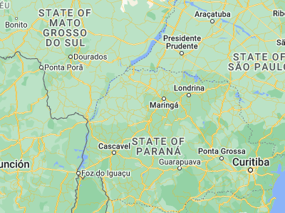 Map showing location of Cianorte (-23.66333, -52.605)