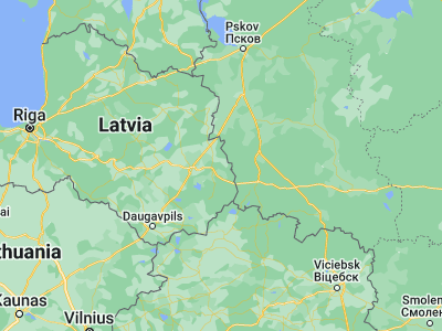 Map showing location of Cibla (56.55, 27.88333)