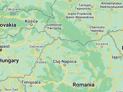 Map showing location of Cicârlău (47.7, 23.4)