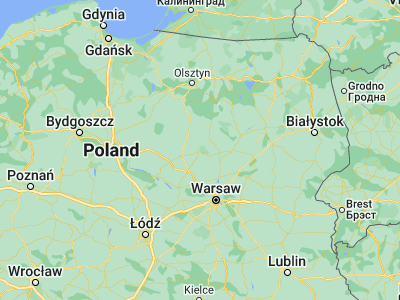 Map showing location of Ciechanów (52.88141, 20.61996)