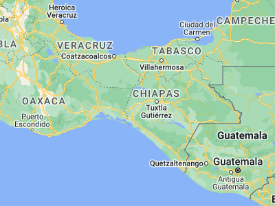 Map showing location of Cintalapa de Figueroa (16.69567, -93.72352)