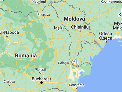 Map showing location of Ciocani (46.26667, 27.53333)