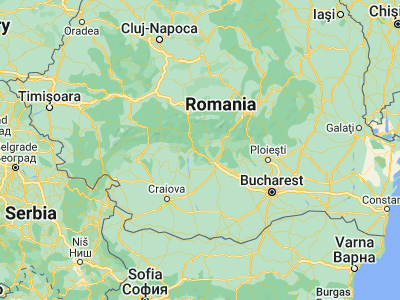 Map showing location of Ciofrângeni (45.08333, 24.53333)