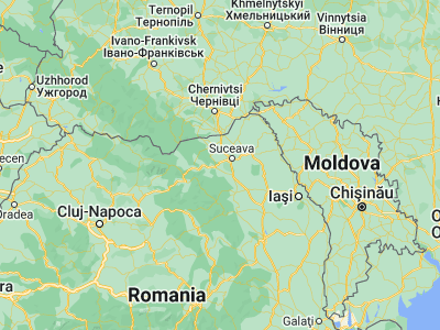 Map showing location of Ciprian Porumbescu (47.56667, 26.06667)
