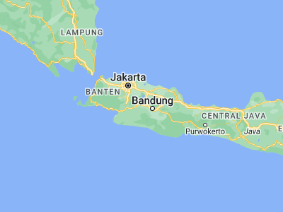 Map showing location of Ciranjang-hilir (-6.82, 107.25722)