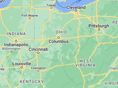 Map showing location of Circleville (39.60062, -82.94601)