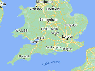 Map showing location of Cirencester (51.71708, -1.96825)