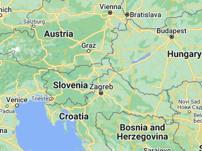 Map showing location of Cirkulane (46.34529, 15.99517)