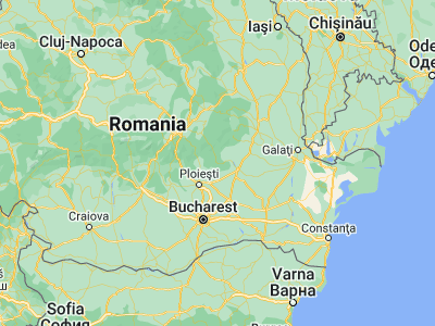 Map showing location of Cislău (45.25, 26.36667)