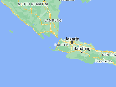 Map showing location of Citajur (-6.2845, 105.8273)