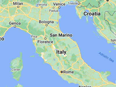 Map showing location of Città di Castello (43.46905, 12.23045)