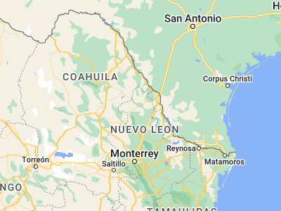 Map showing location of Ciudad Anáhuac (27.24146, -100.133)