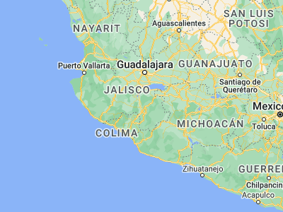 Map showing location of Ciudad Guzmán (19.70466, -103.4617)