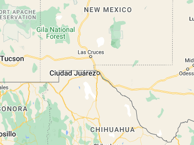Map showing location of Ciudad Juárez (31.73333, -106.48333)