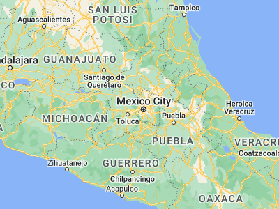 Map showing location of Ciudad López Mateos (19.55833, -99.26139)