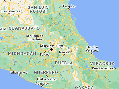 Map showing location of Ciudad Sahagún (19.77511, -98.57475)