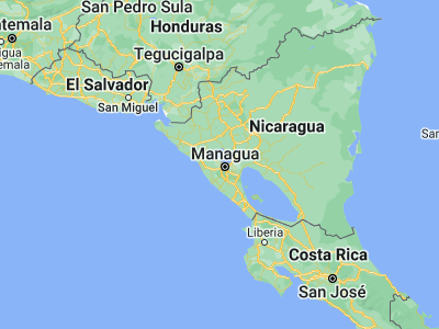 Map showing location of Ciudad Sandino (12.15889, -86.34417)