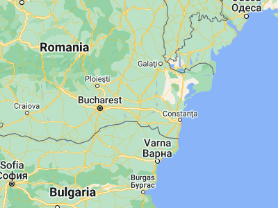 Map showing location of Ciulniţa (44.53333, 27.35)