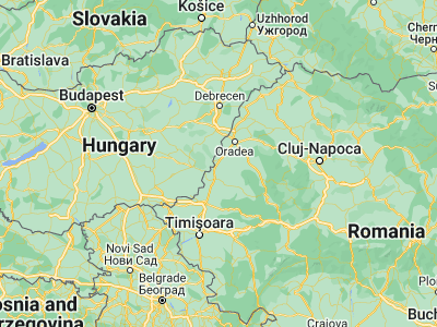 Map showing location of Ciumeghiu (46.73333, 21.58333)