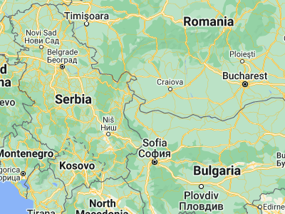 Map showing location of Ciupercenii Noi (43.90972, 22.94833)