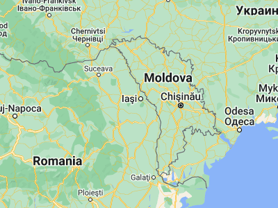 Map showing location of Ciurea (47.05, 27.56667)
