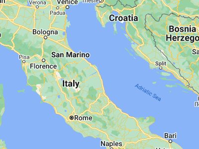 Map showing location of Civitanova Marche (43.30696, 13.72058)