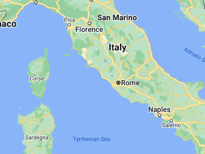 Map showing location of Civitavecchia (42.09325, 11.79674)