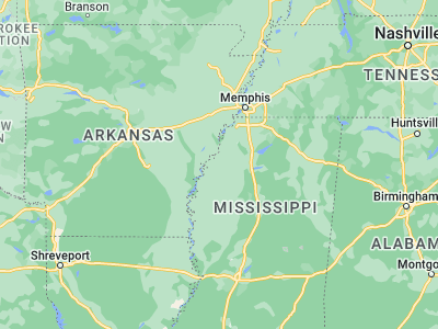 Map showing location of Clarksdale (34.20011, -90.57093)