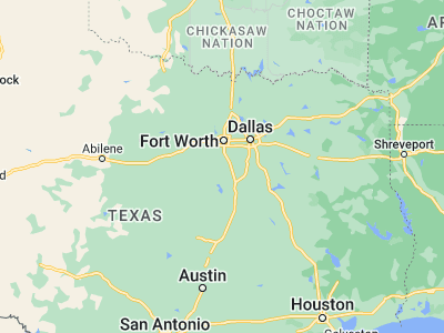 Map showing location of Cleburne (32.34764, -97.38668)