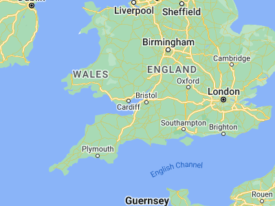 Map showing location of Clevedon (51.44057, -2.85745)