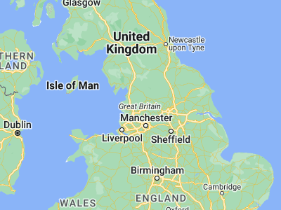 Map showing location of Clitheroe (53.86667, -2.4)