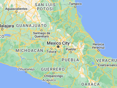 Map showing location of Coacalco (19.63167, -99.11028)