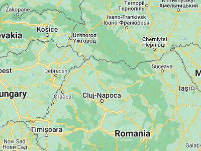 Map showing location of Coaş (47.53333, 23.58333)