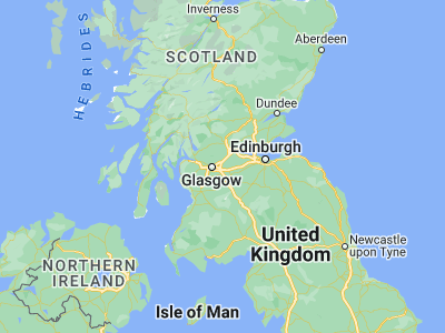 Map showing location of Coatbridge (55.86216, -4.02469)