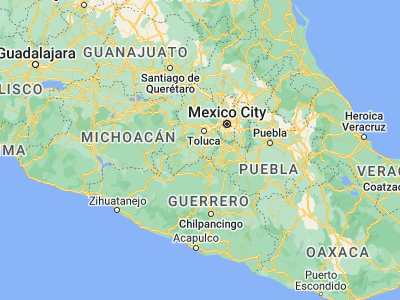 Map showing location of Coatepec Harinas (18.89492, -99.72153)
